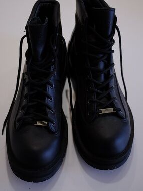 Danner Patrol 6" Made in USA Black Leather Boots